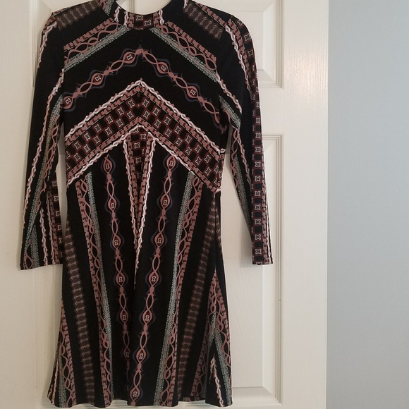 Free People - Stella Printed Mini Dress - Picture 2 of 13